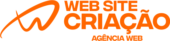 Logo Web Site Criação COR LARANJA